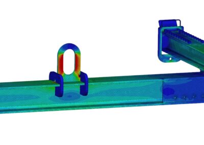 Análisis estructural balancín en H